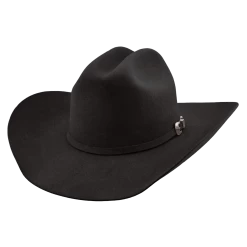 Justin Men's Bent Rail 6X Dylan Black Felt Cowboy Hat JF0657DYLA-BLK