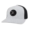 Hooey Men's Cayman II Grey And Black Flexfit Hat 2104BLBK