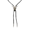 Double S Western Steer Skull Slide Bolo Tie 22233