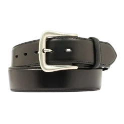 Nocona Men's Smooth Black Billet Leather Belt N2450401