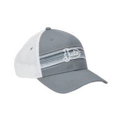 Justin Men's Classic Logo Striped Print Snapback Cap JCBC723-GRY
