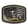 Montana Silversmiths Unisex Defending Freedom USA Attitude Buckle A787