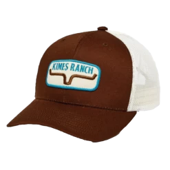 Kimes Ranch® Unisex Rolling Trucker Brown Cap RT-BROWN