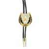 Double S Western Horseshoe Slide Bolo Tie 22704