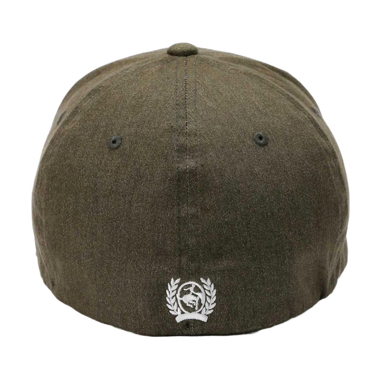 Cinch Men's Logo FLEXFIT® Olive Green Baseball Cap MCC0627787 - Image 2