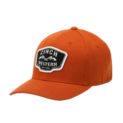 Cinch® Men's 6-panel Orange Flex Fit Cap MCC0627789