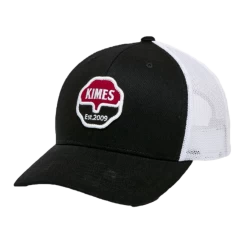 Kimes Ranch® Unisex Black Notary Logo Patch Trucker Cap S22-142002