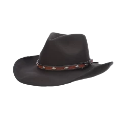 Dorfman Pacific Men's Hutte Provato Knit™ Faux Felt Black Hat WP6-BLK