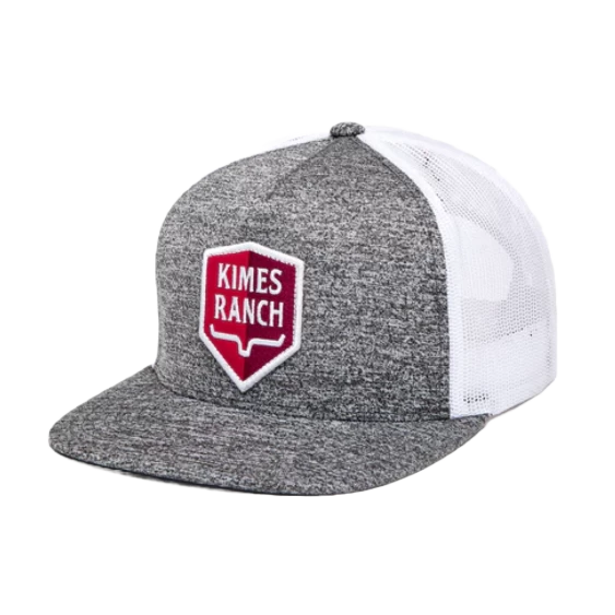 Kimes Ranch® Unisex Jack Trucker Grey Cap S22-1020GH