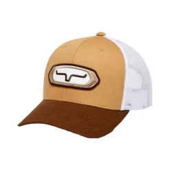 Kimes Ranch® Unisex Masher Trucker Work Wear Brown Cap S22-1230WB