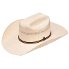 Ariat® Men's Leather Sweatband Ivory SS Western Hat A73216