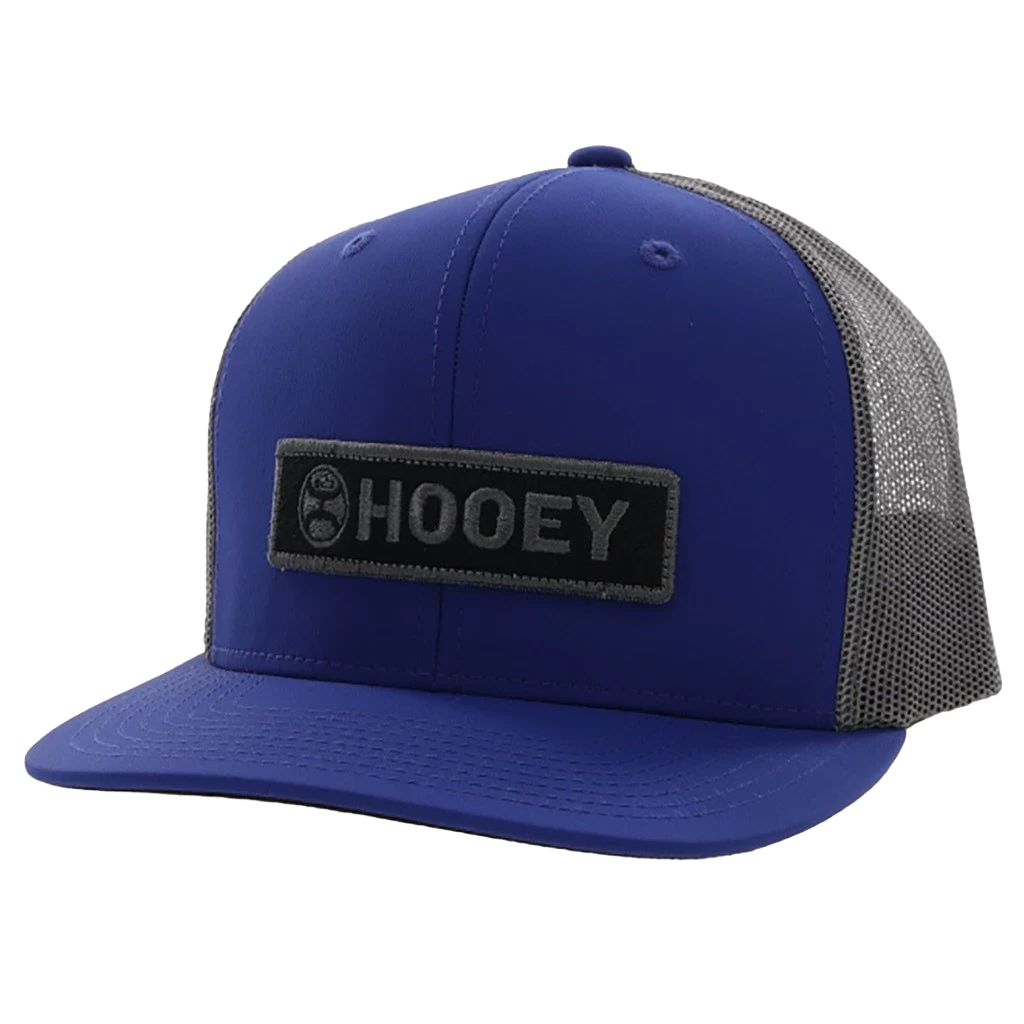 Hooey Men's Lock-Up 6-panel Navy & Grey Trucker Cap 2213T-NVGY