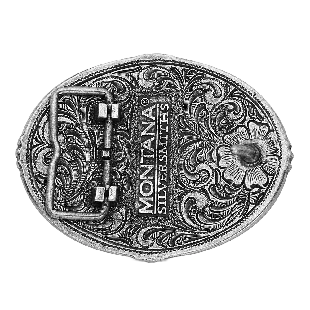 Montana Silversmiths Southwestern Buffalo Attitude Buckle A814T - Image 2