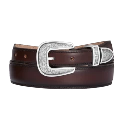 Justin® Men's Kingsland Dark Brown Western Belt C14095