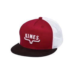 Kimes Ranch Huxton Dark Red Trucker Cap HUX-DR