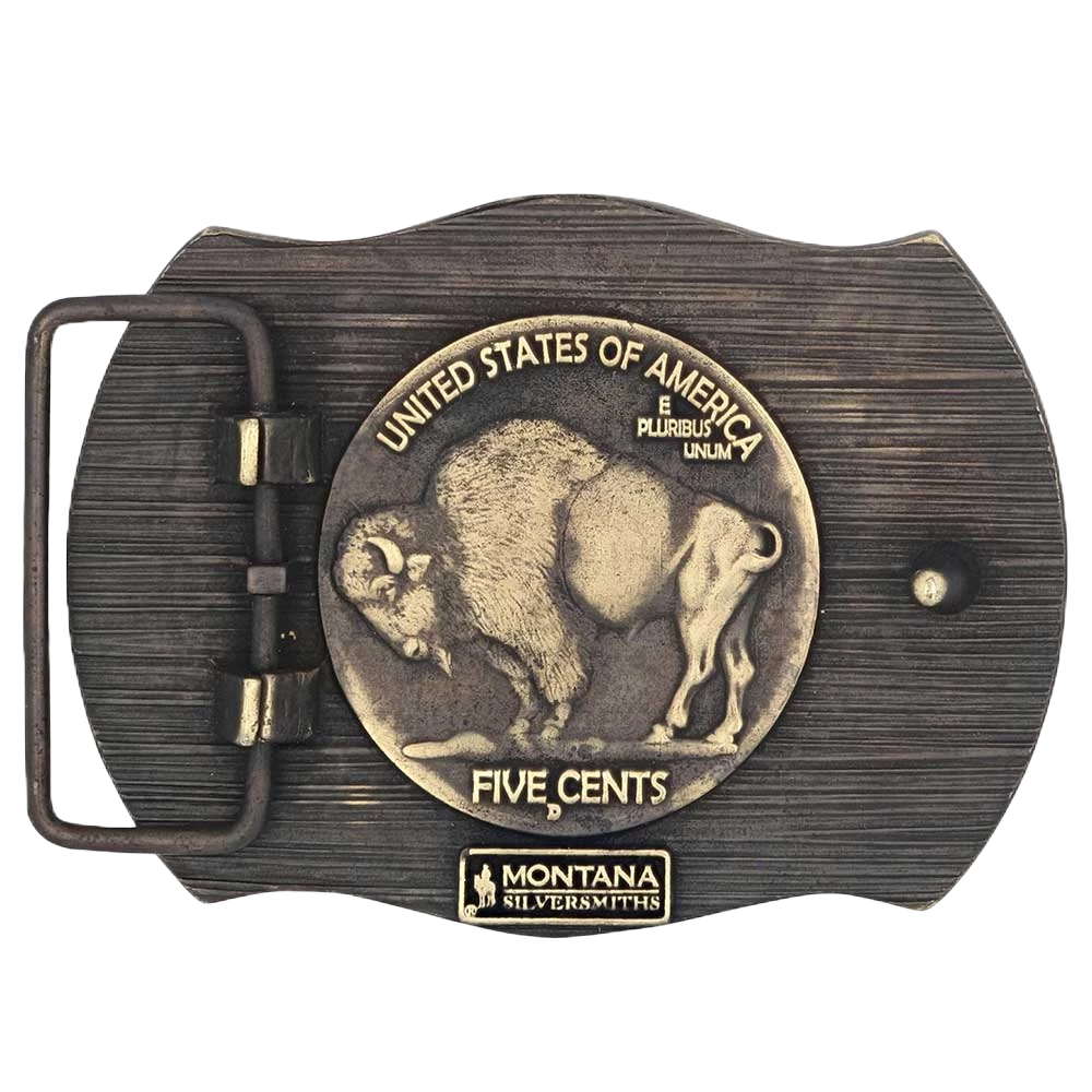 Montana Silversmiths Wind & Spirit Attitude Belt Buckle A933 - Image 2