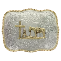 Montana Silversmiths® Christian Cowboy Western Belt Buckle G868-731