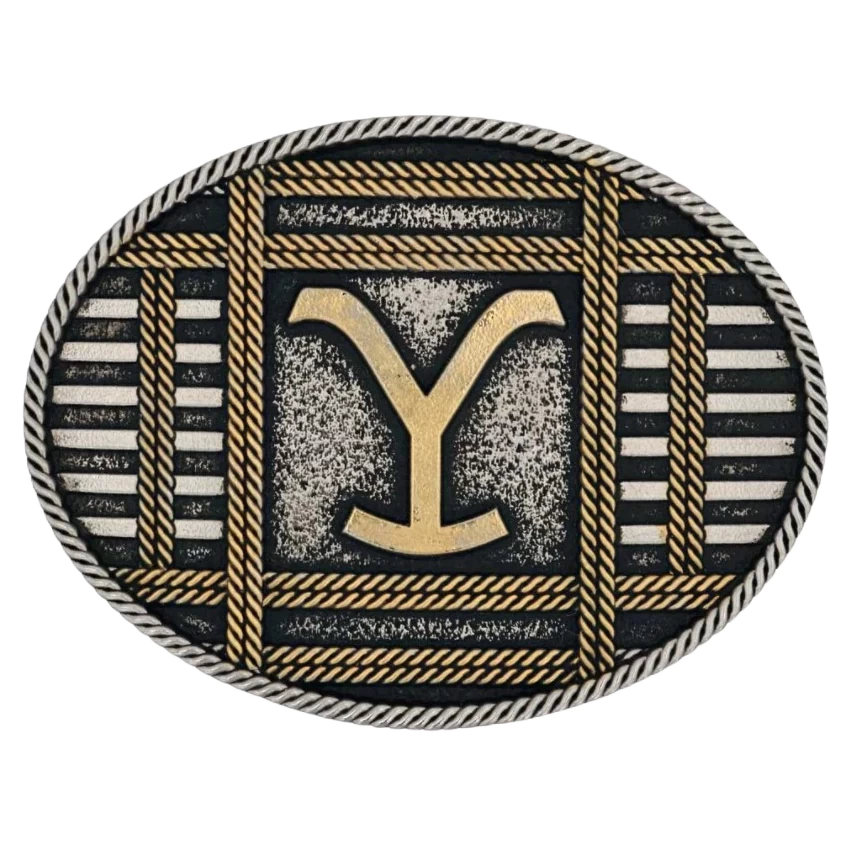 Montana Silversmiths® Men's Yellowstone Squared UpBuckle A912YEL