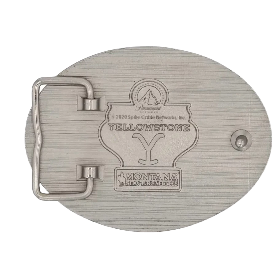 Montana Silversmiths® Men's Yellowstone Squared UpBuckle A912YEL - Image 2
