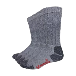 Wrangler® Riggs Men's 4 Pack Cotton Over The Calf Black Work Boot Socks 72435-2000-LG