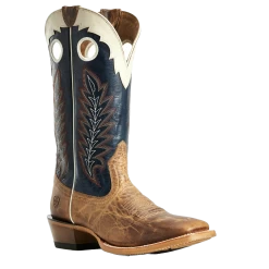 Ariat® Men's Dusted Wheat & Navy Real Deal Boots 10029694