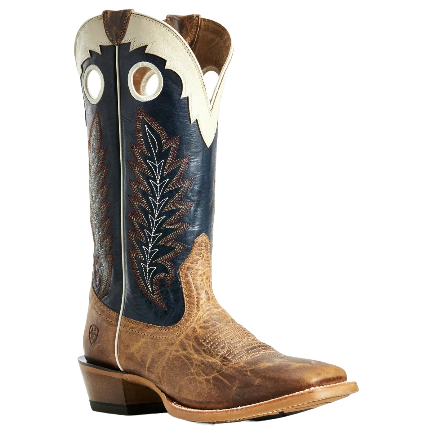 Ariat® Men's Dusted Wheat & Navy Real Deal Boots 10029694