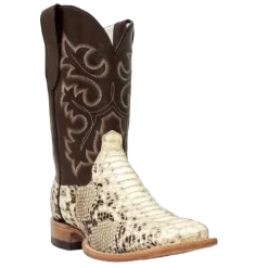 Cowtown Men’s Square Toe Python Boot Q818