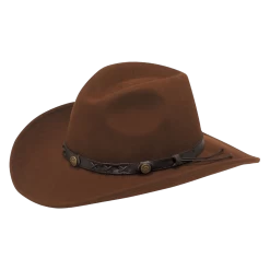 Twister Dakota Crushable Chestnut Brown Wool Cowboy Hat 7211057