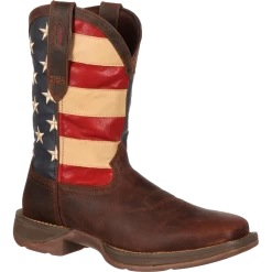 Durango Men’s Rebel Patriotic Pull-On Flag Boots DB5554