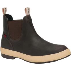 XTRATUF Men's Legacy Leather Chelsea Brown Waterproof Boots LCM-900