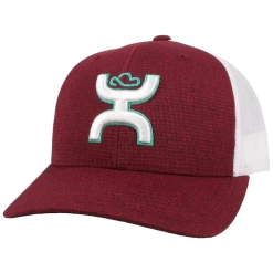 Hooey Men's "Sterling" Maroon And White Hat 2106T-MAWH