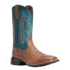 Ariat® Men's Valor Ultra Dark Tan & Rocky Blue Boots 10034080