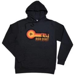 Red Dirt Hat Co. Men's Western Sunset Black Hoodie RDHC-T-43
