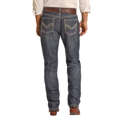 Rock & Roll Denim® Men's Raised Denim Stackable Dark Vintage Jeans RRMDTBR13Q-201