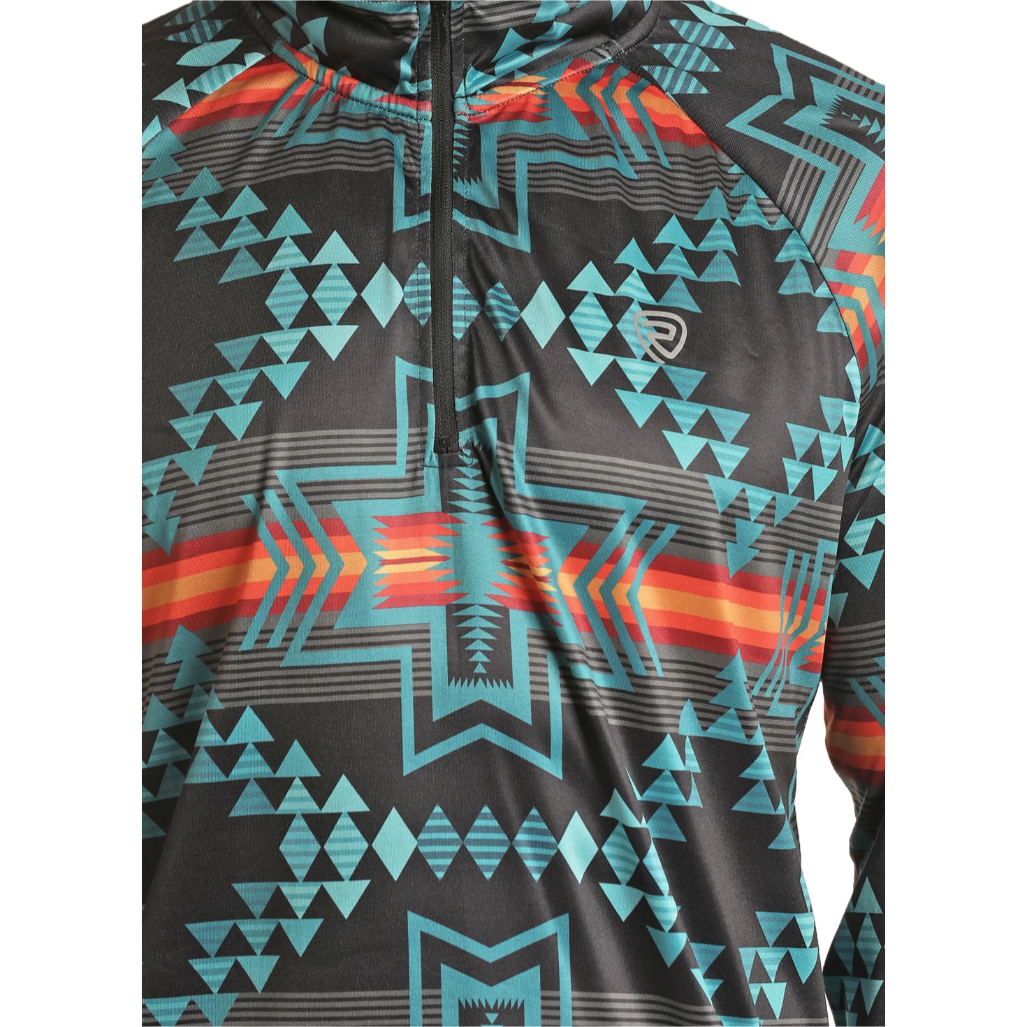 Rock & Roll® Men's Multi Color Aztec Print Pullover RRMT91R06L-99 - Image 2