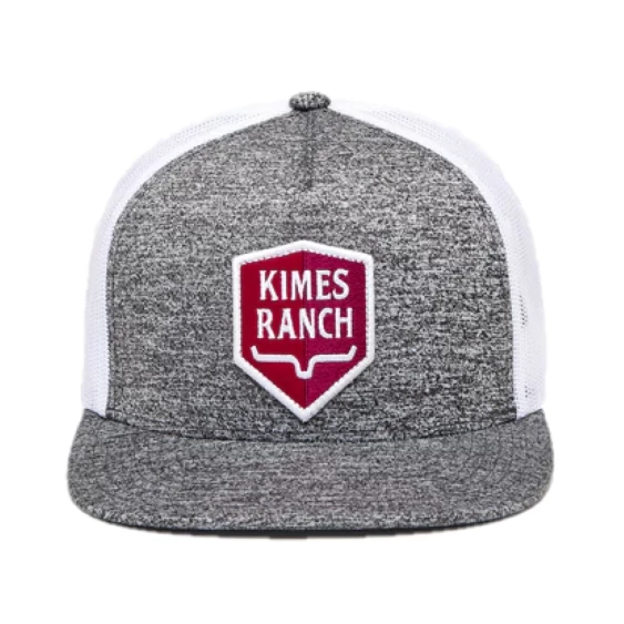 Kimes Ranch® Unisex Jack Trucker Grey Cap S22-1020GH - Image 3