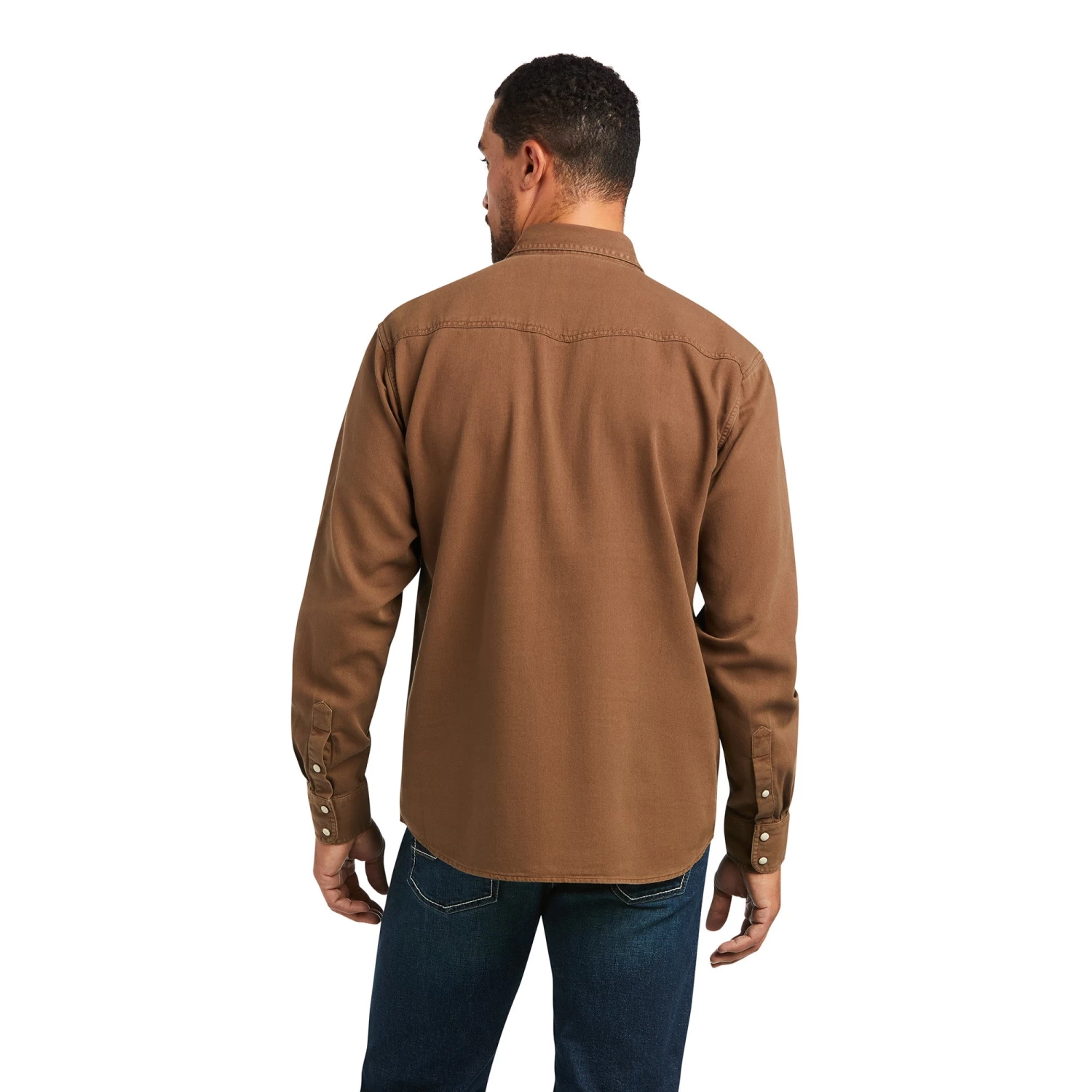 Ariat® Men's Malt Ball Jurlington Retro Long Sleeve Shirt 10039201 - Image 2