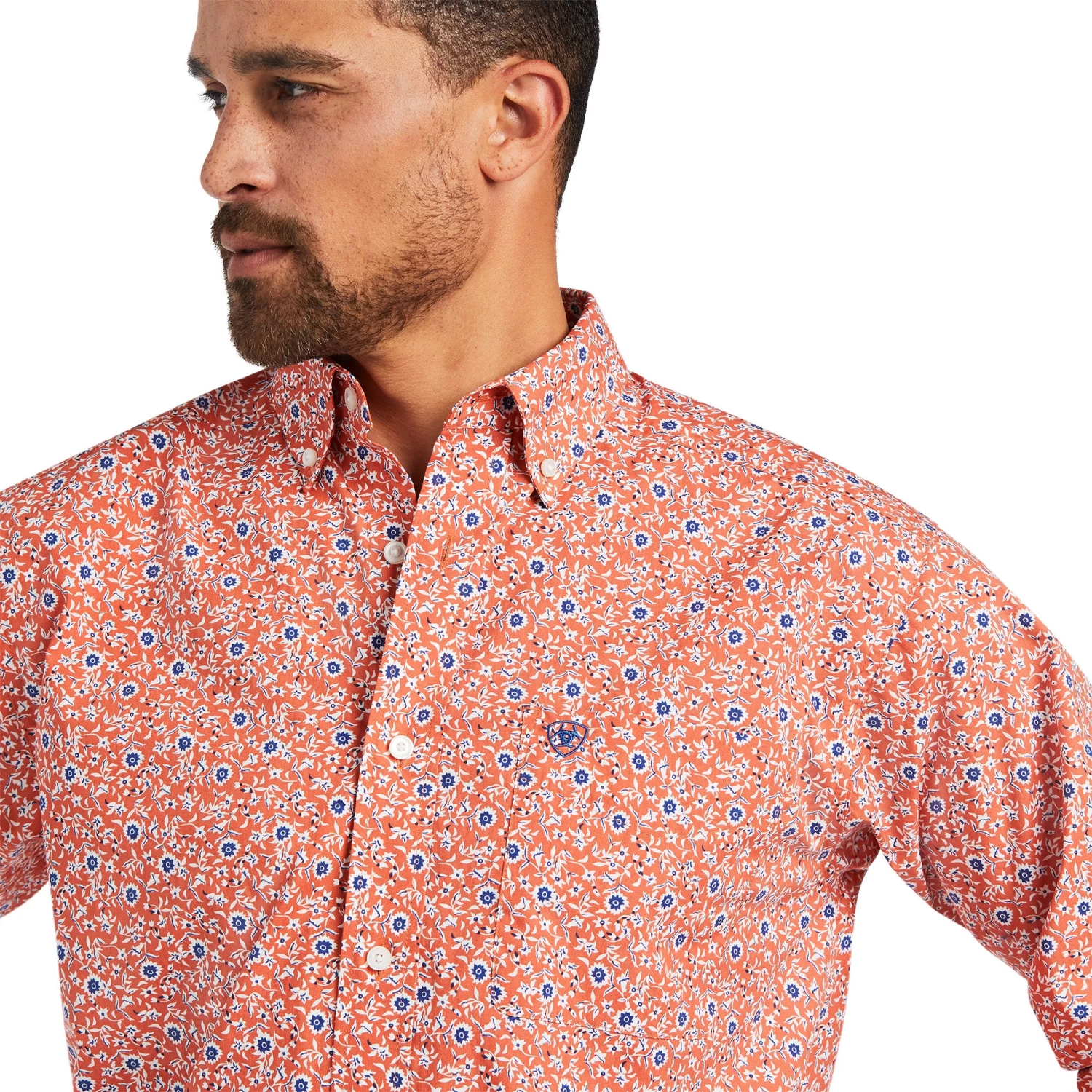 Ariat® Men's Alejandro Classic Ginger Spice Long Sleeve Shirt 10039250 - Image 3