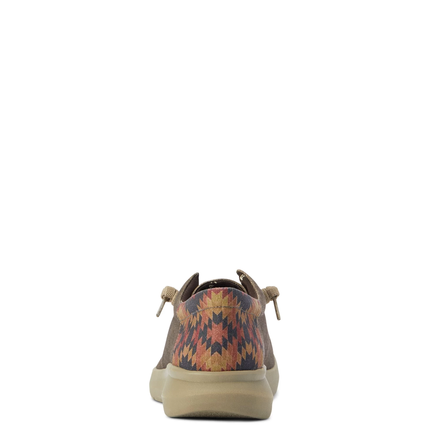 Ariat Men's Hilo Stretch Lace Dark Tan & Rust Aztec Shoe 10040445 - Image 4