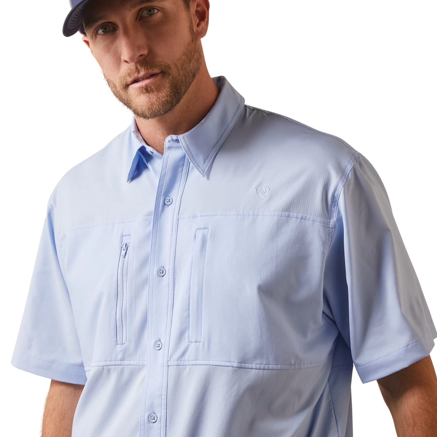 Ariat® Men's VentTEK™ Classic Fit Blue Freeze Button Up Shirt 10043514 - Image 4
