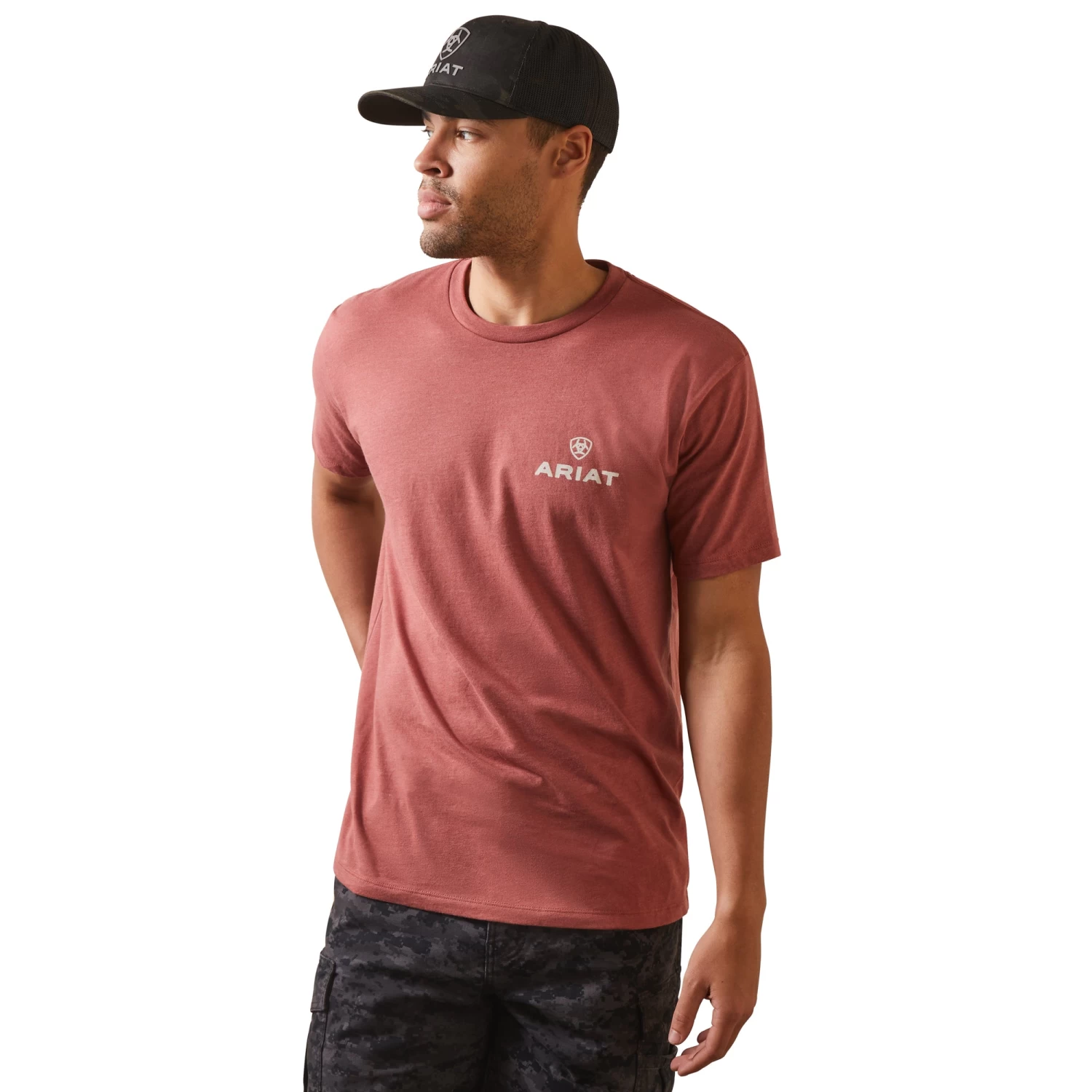 Ariat® Men's Land Of The Free Red Clay Heather T-Shirt 10044744
