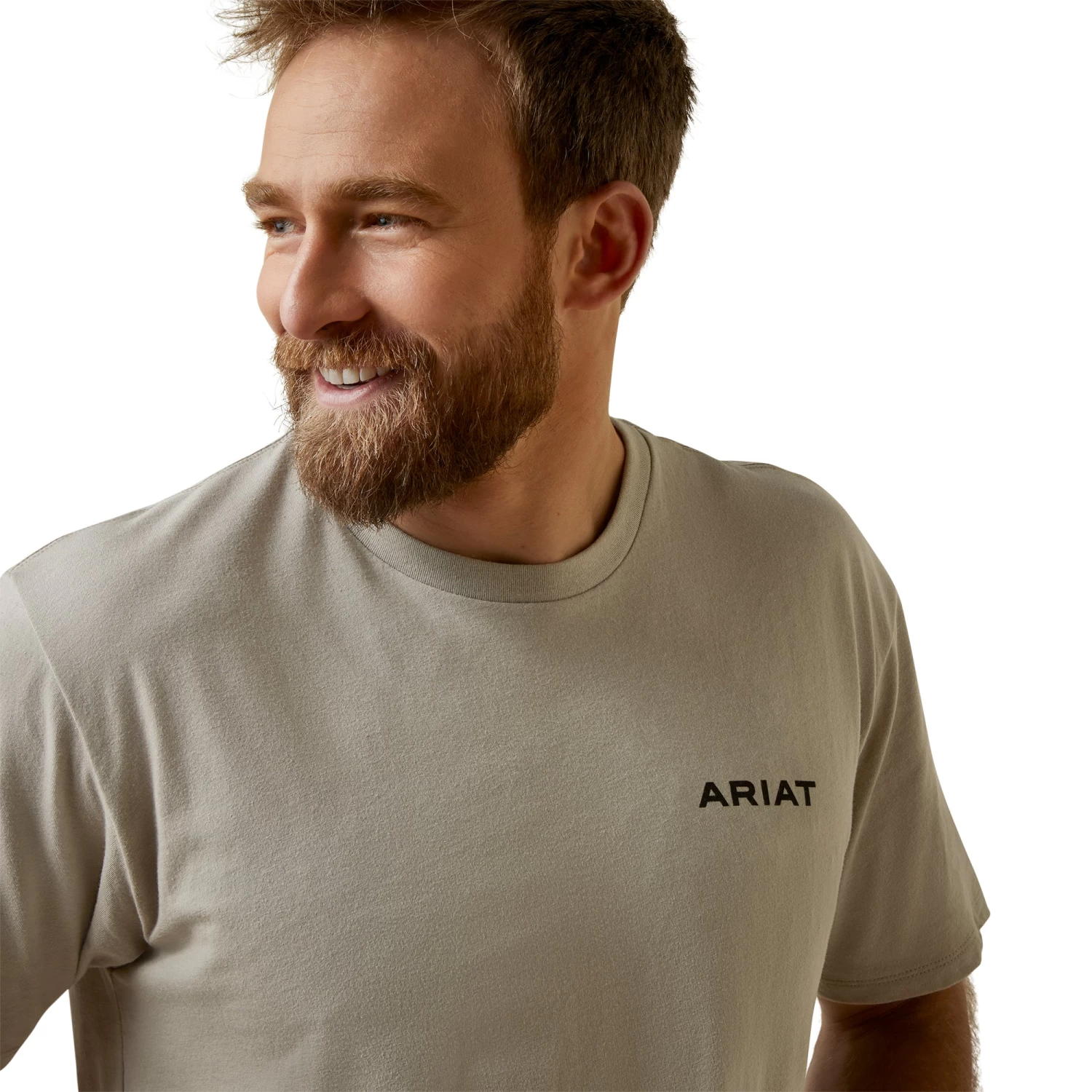 Ariat® Men's Serape Island Khaki Heather T-Shirt 10045273 - Image 4