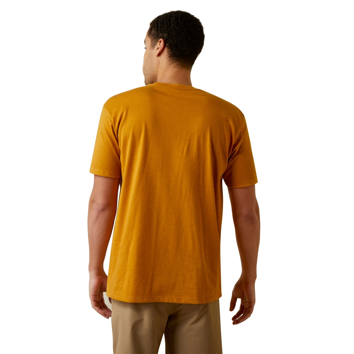 Ariat® Men's Rodeo Skull Graphic Buckhorn Heather T-Shirt 10045280 - Image 2