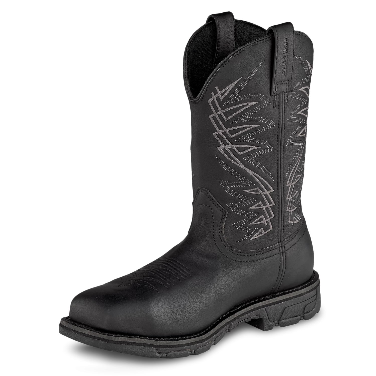 Irish Setter By Red Wing Marshall Black H20 Steel Toe Work Boots 83956 - Image 5