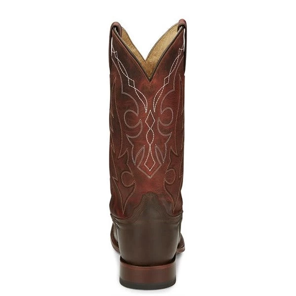 Tony Lama Men's Patron Bomber Brown Round Toe Western Boots TL3009 - Image 4