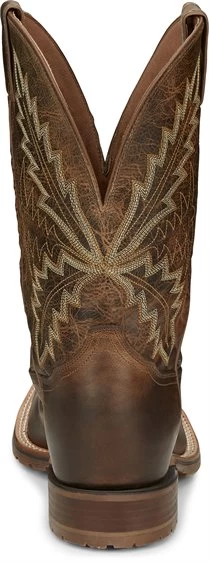 Tony Lama Men's Tan Retan Square Toe Boots XT5104 - Image 5