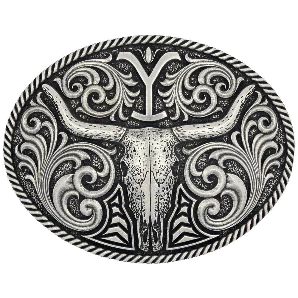 Montana Silversmiths Strength Of The Yellowstone Attitude Belt Buckle A960YEL