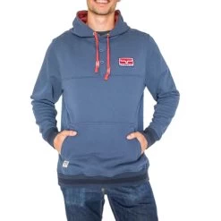 Kimes Ranch Men's Ranch Ready Navy Hoodie S22-181814