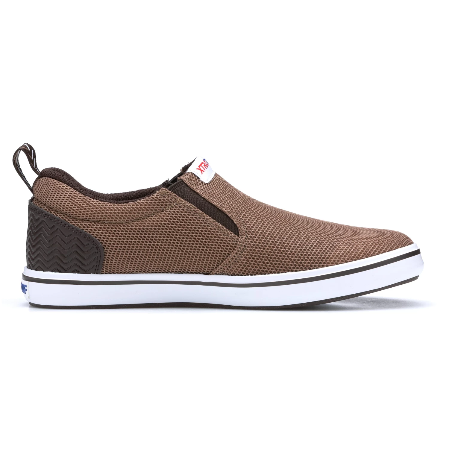 XTRATUF Men's Sharkbyte Airmesh Brown Slip-On Deck Shoes XSAM-900 - Image 3